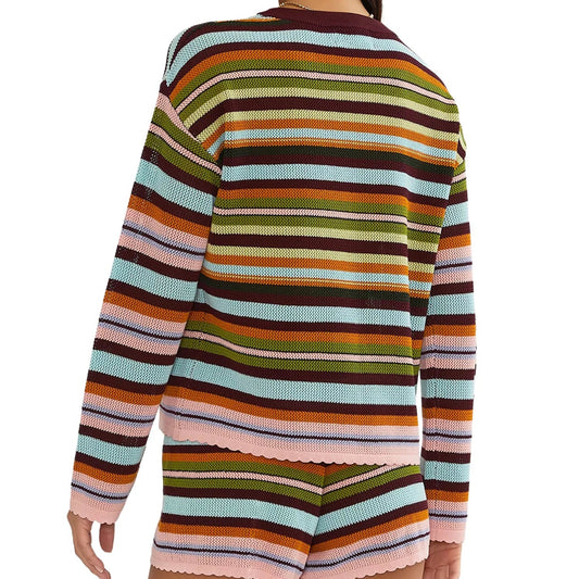 Beach Riot Beach Sweater Paradise Stripe