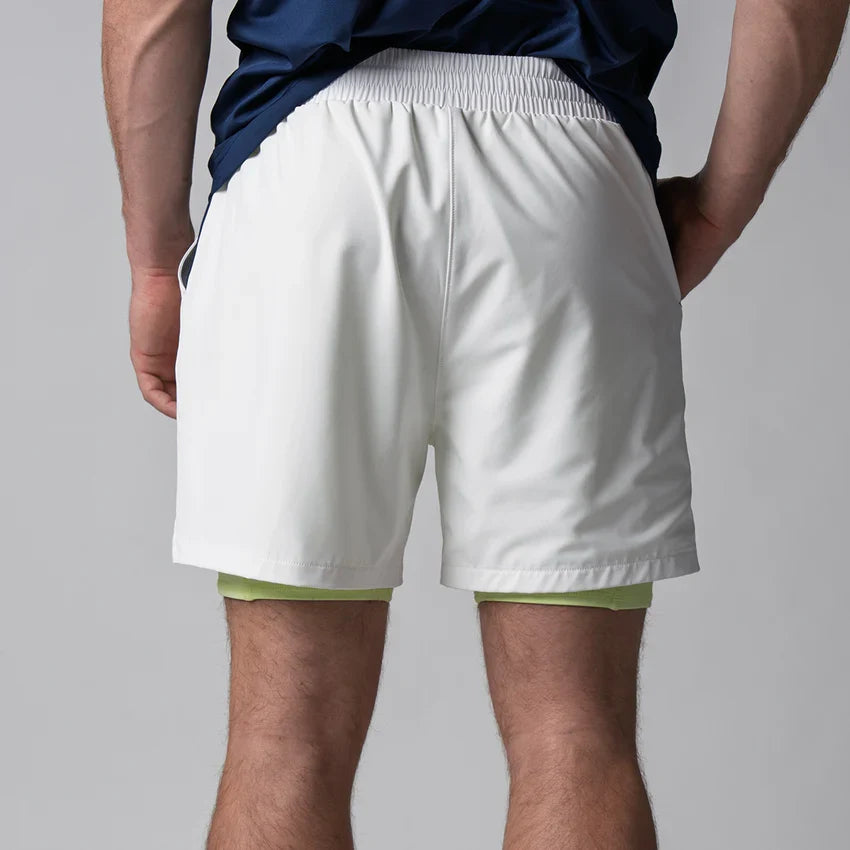 Joola Men's Woven 2-in-1 Shorts White