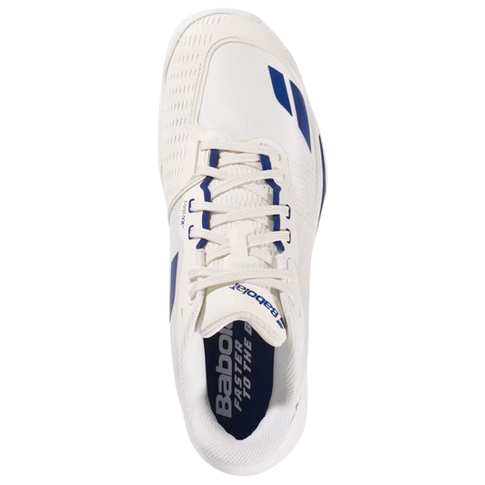 Babolat Jet Mach 4 Men's Tennis Shoes - Cream/Dark Blue