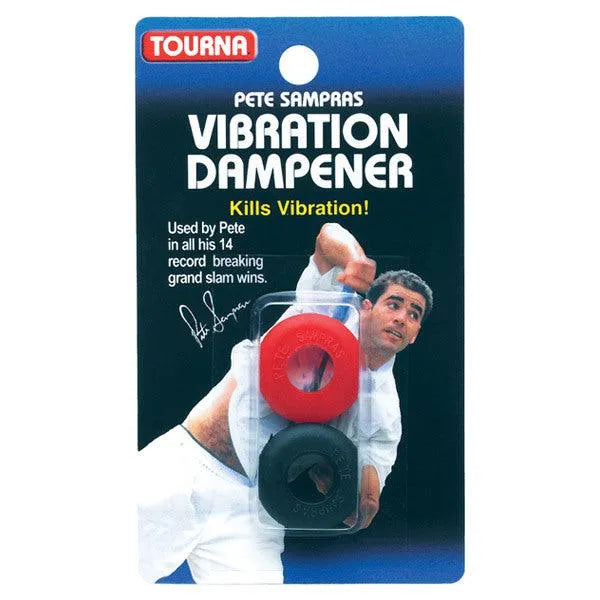 Tourna Vibration Dampeners Black and Red 2 pack