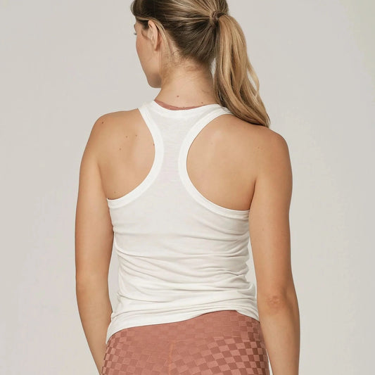 925fit Speed Racer Ivory Top