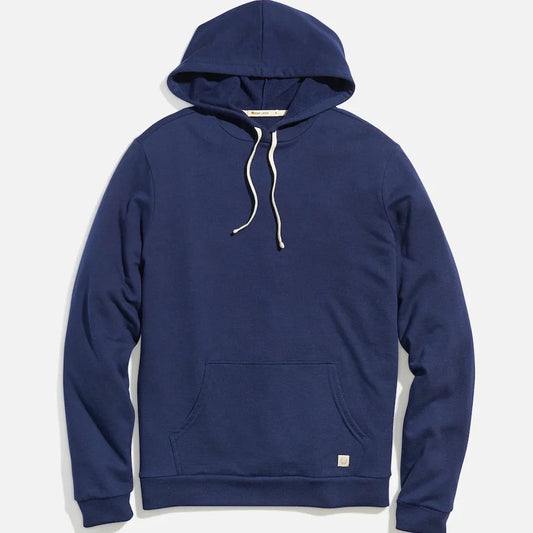 Marine Layer Men's Sunset Pullover Hoodie in Asphalt Grey