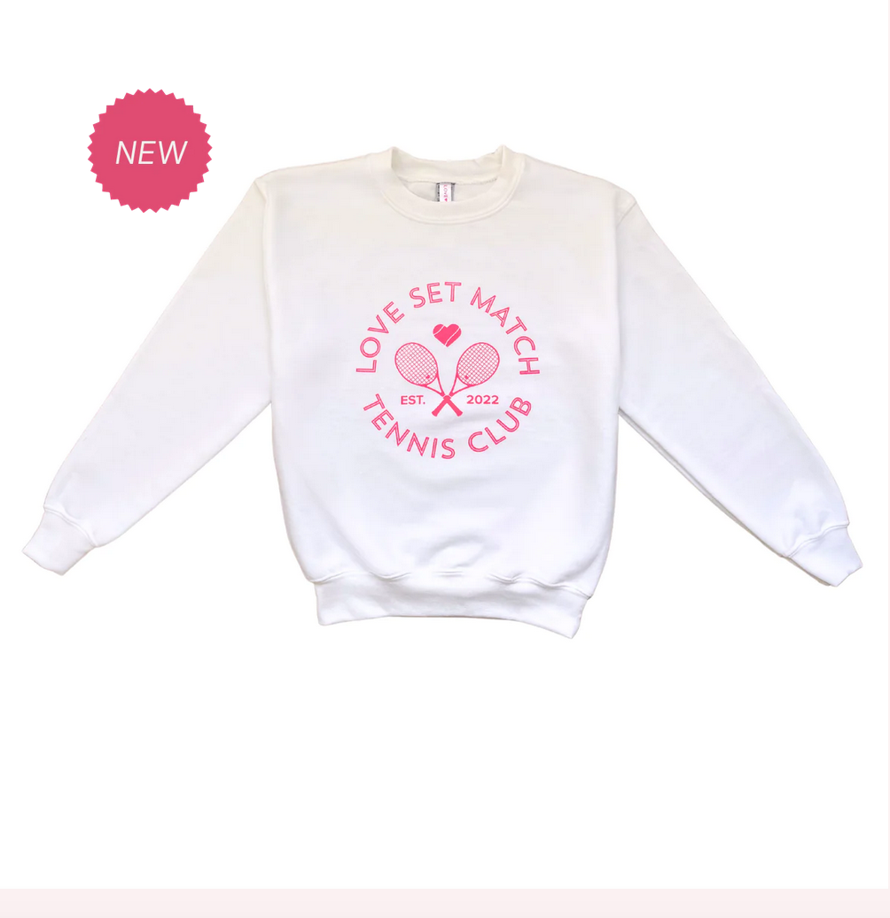 Love Set Match Kids Club Sweatshirt
