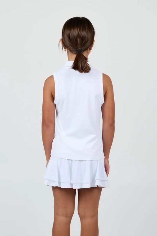 Sofibella Girl's Sleeveless Polo 4077