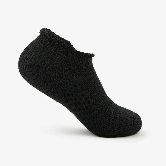 Thorlo Maximum Cushion Rolltop Tennis Socks - White w/grey, Black, White w/brown
