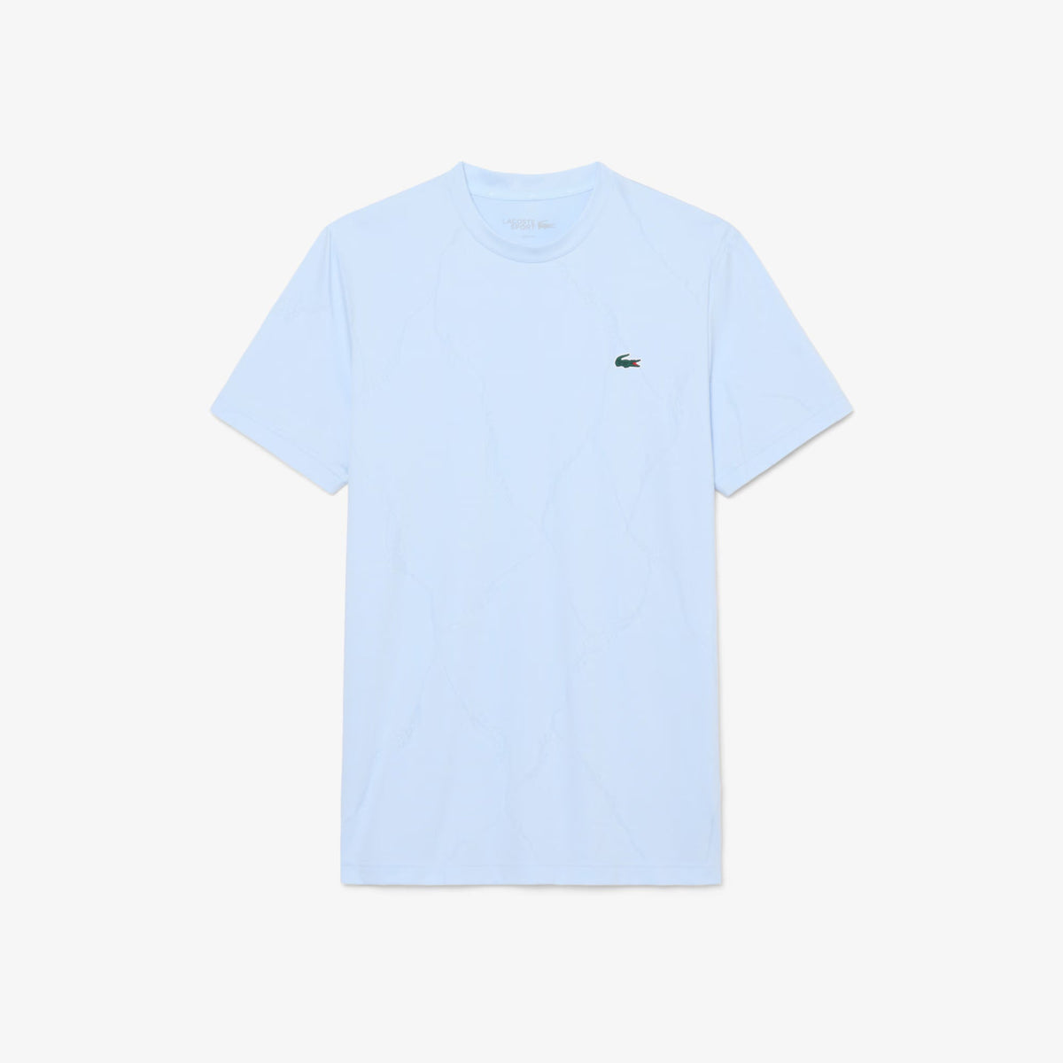 Lacoste Men's Ultra Dry Crocodile Jacquard Tennis T-shirt