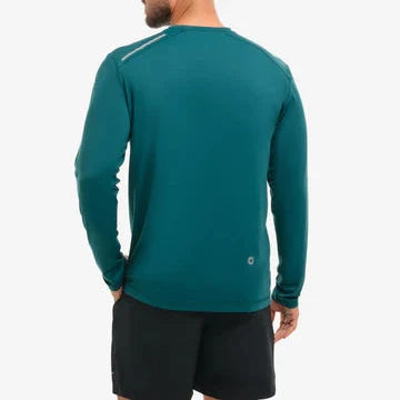 BLOQUV Men's Long Sleeve Jet Tee Jungle Green