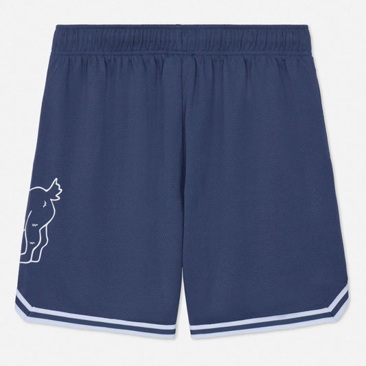 GOAT USA Big GOAT Mesh Shorts - Navy/Carolina Blue
