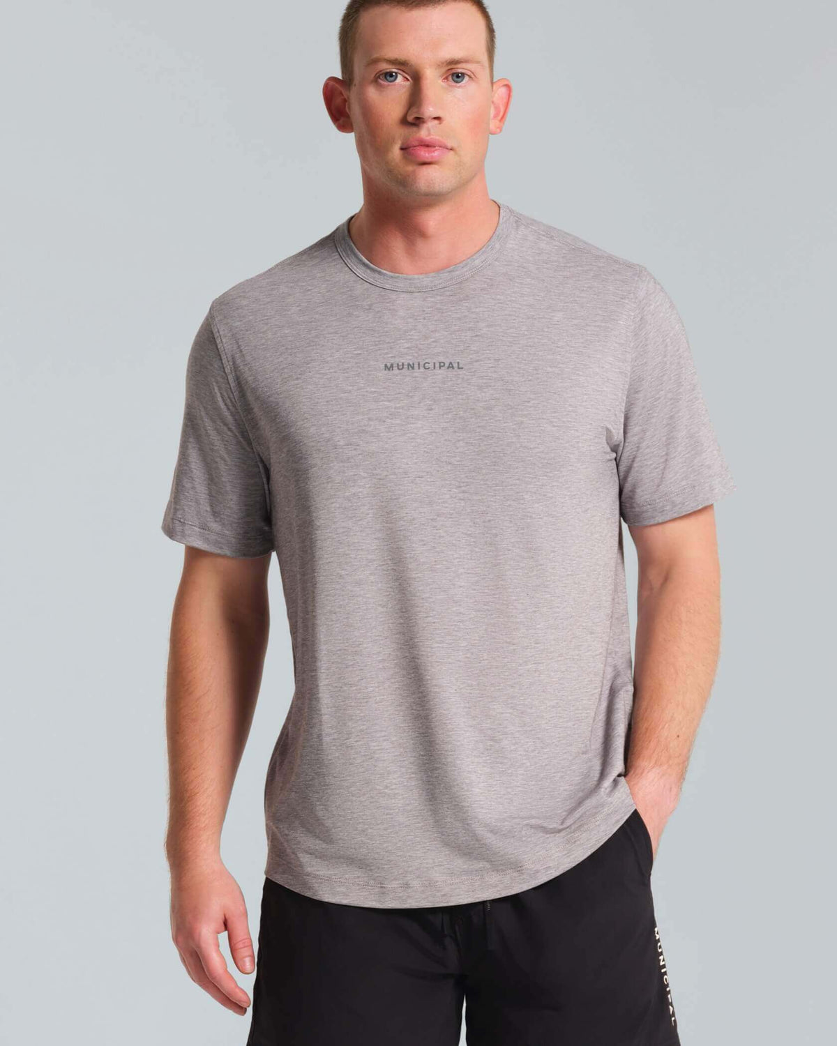 Municipal Sport Utility SS T-Shirt Athletic Gray Small