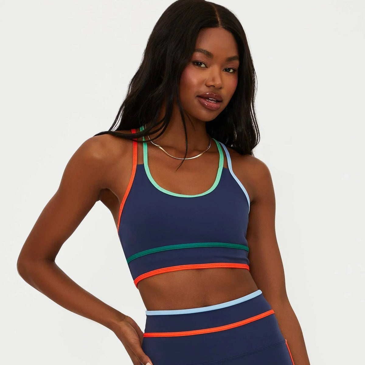 Beach Riot Anari Top Cape Cod Colorblock Small