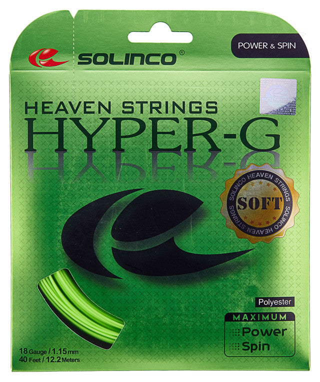 Solinco Hyper-G Soft 18G/1.15 String Lime