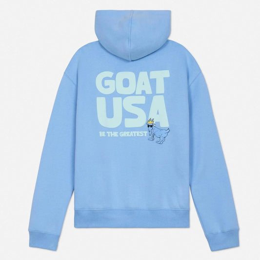 GOAT USA Women's Oversized Hooded Sweatshirt Caroline Blue/Navy