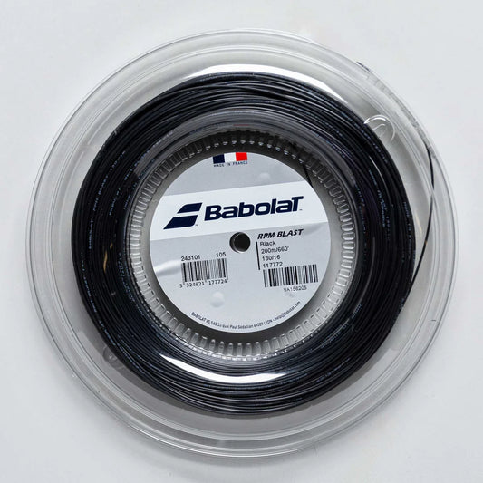 Babolat RPM Blast 17g/1.25 Tennis String Black REEL