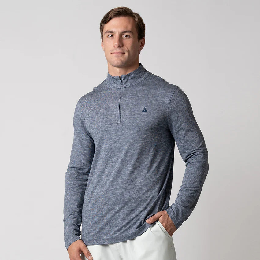 Joola Men's Quarter Zip Pullover Navy Heather
