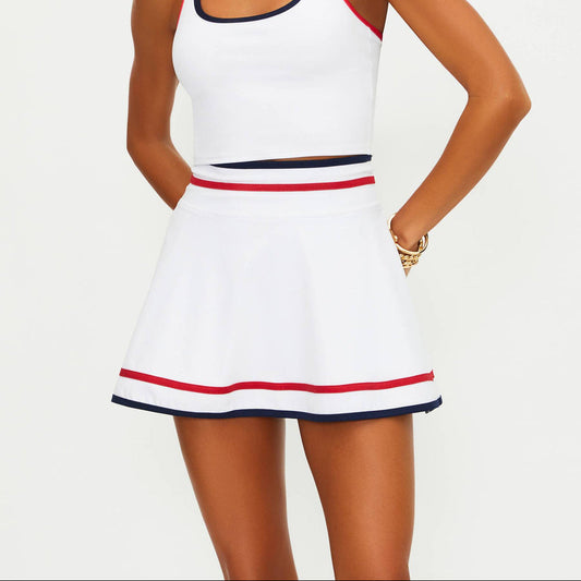 Beach Riot Tamara Skirt Heritage White