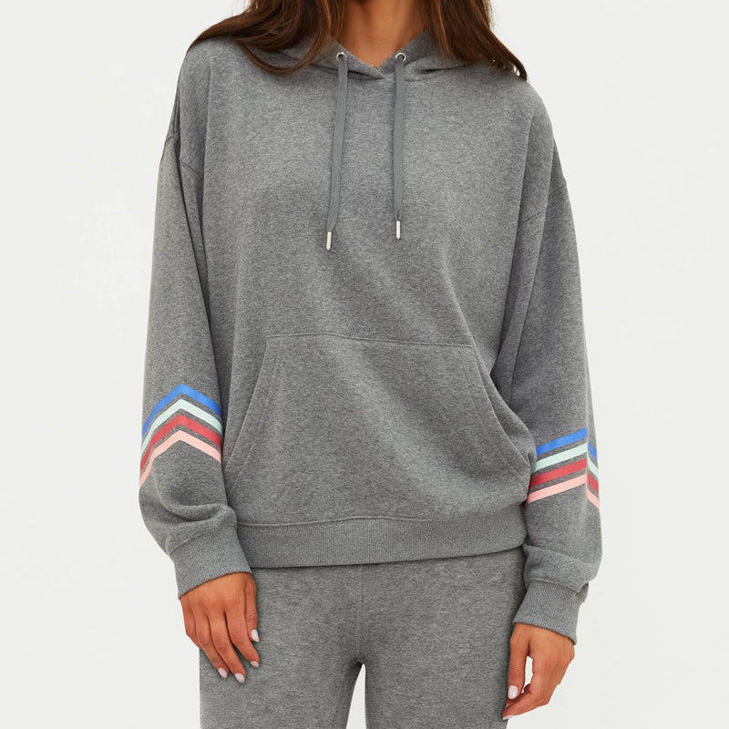 Beach Riot Dess Hoodie Horizon Heather Gray Soft Serve