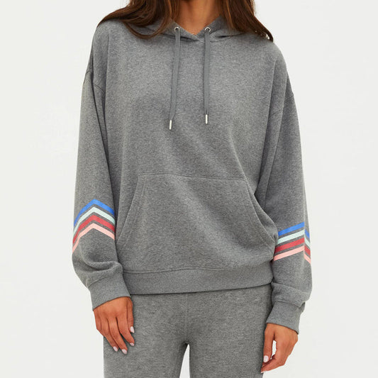 Beach Riot Dess Hoodie Horizon Heather Gray Soft Serve
