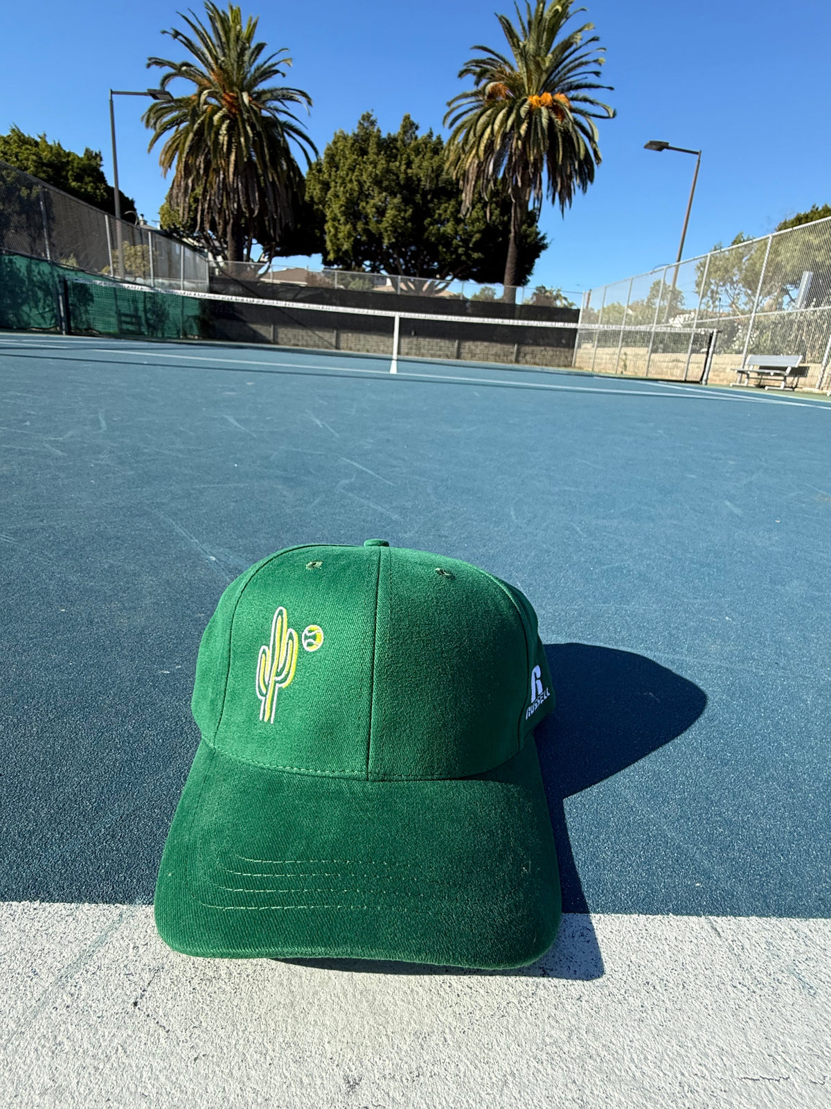 Embroidered Art on Cotton Dad Hat