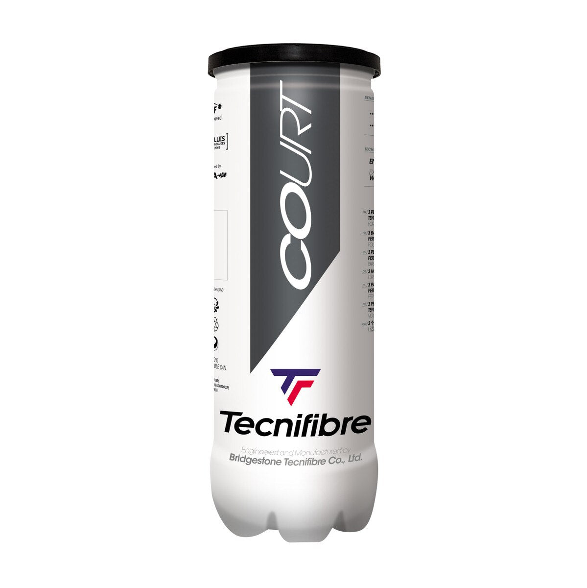 Tecnifibre COURT Tennis Ball Can of 3 Balls