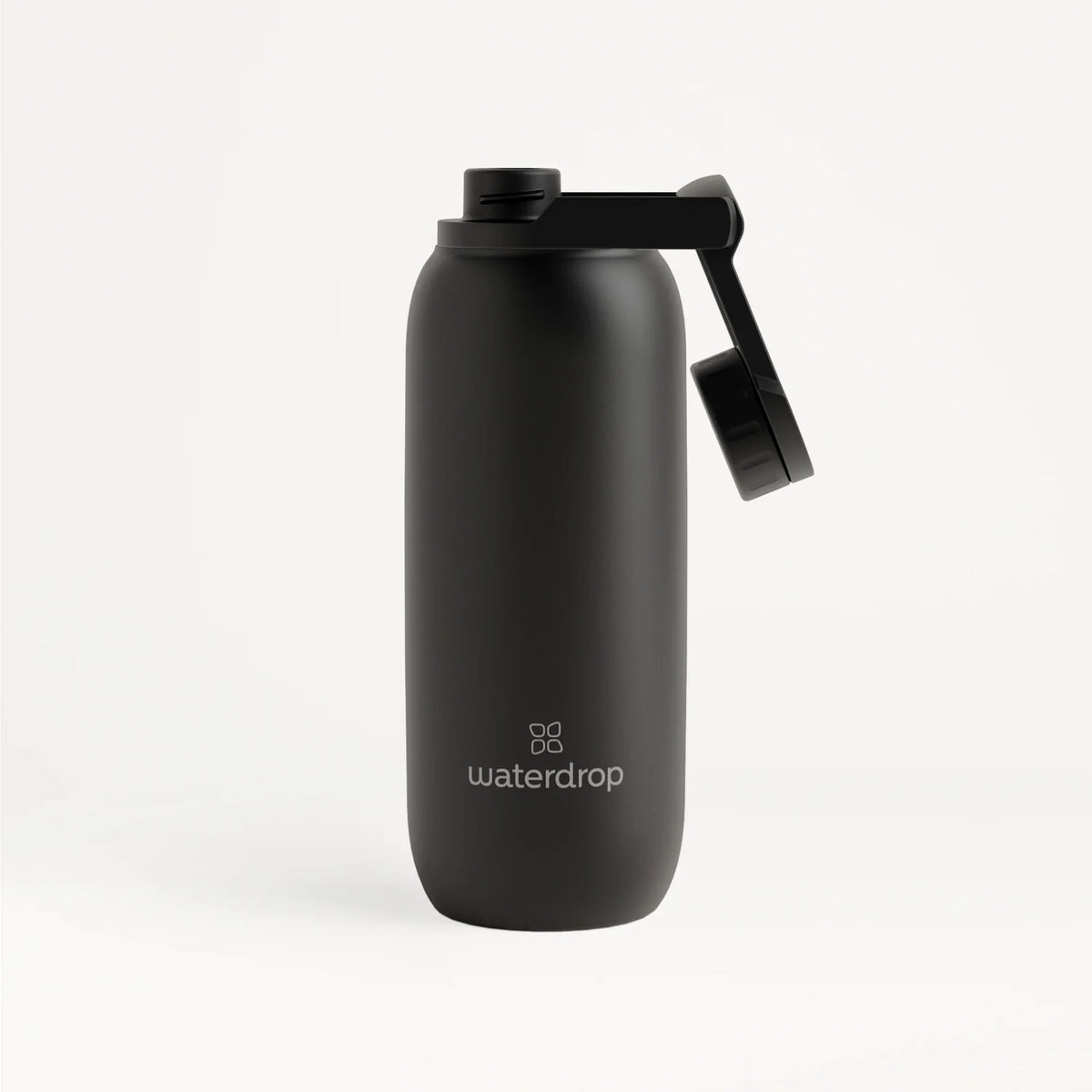 Waterdrop Stainless Steel All-Purpose Thermo Bottle - Swing Lid - Black 20 oz