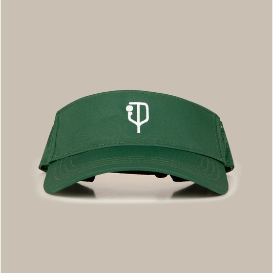 J.Pritchard Courtside Performance Visor - Clubhouse White & Fuchsia/Clubhouse White/Bainbridge Blue/Pritchard Green