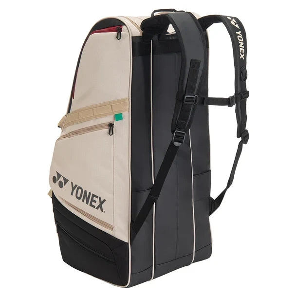Yonex Gearlogic 9 Pack Tennis Racquet Bag Beige or Black