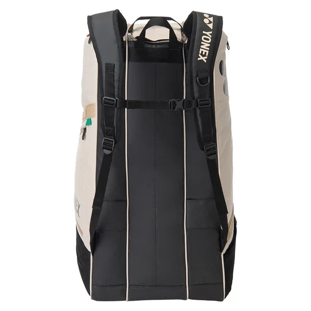 Yonex Gearlogic 9 Pack Tennis Racquet Bag Beige or Black
