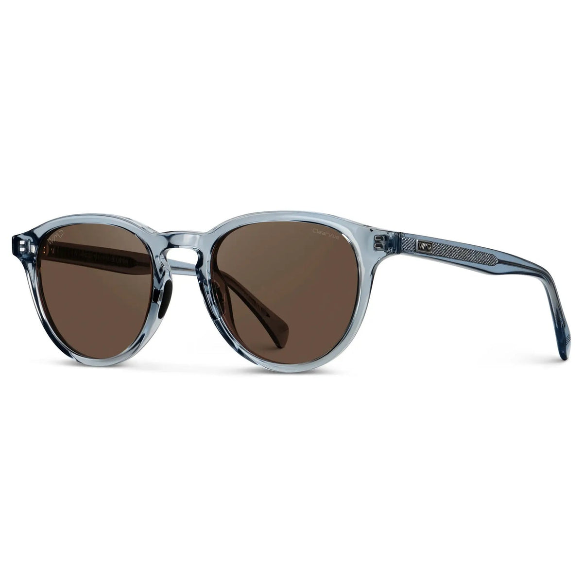 WMP Eyewear 'Birdie' - Men's Denim Blue/Brown Lens