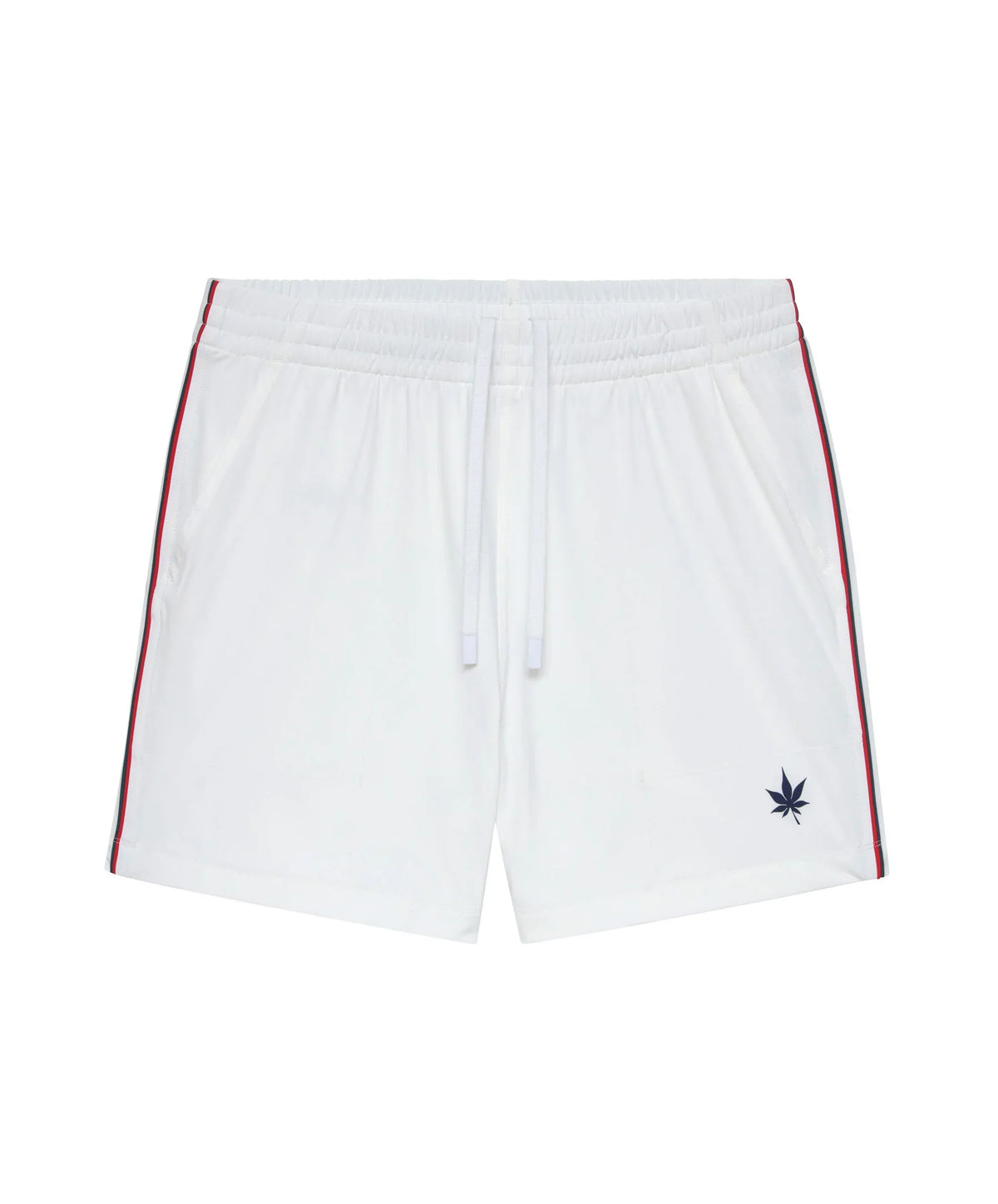 Boast 5" Tipped Peak Performance Short - White Red Navy