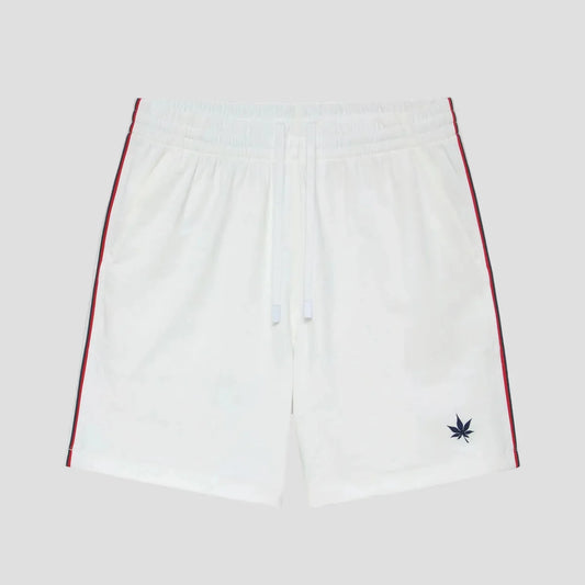 Boast 7" Tipped Peak Performance Short - White Red Navy