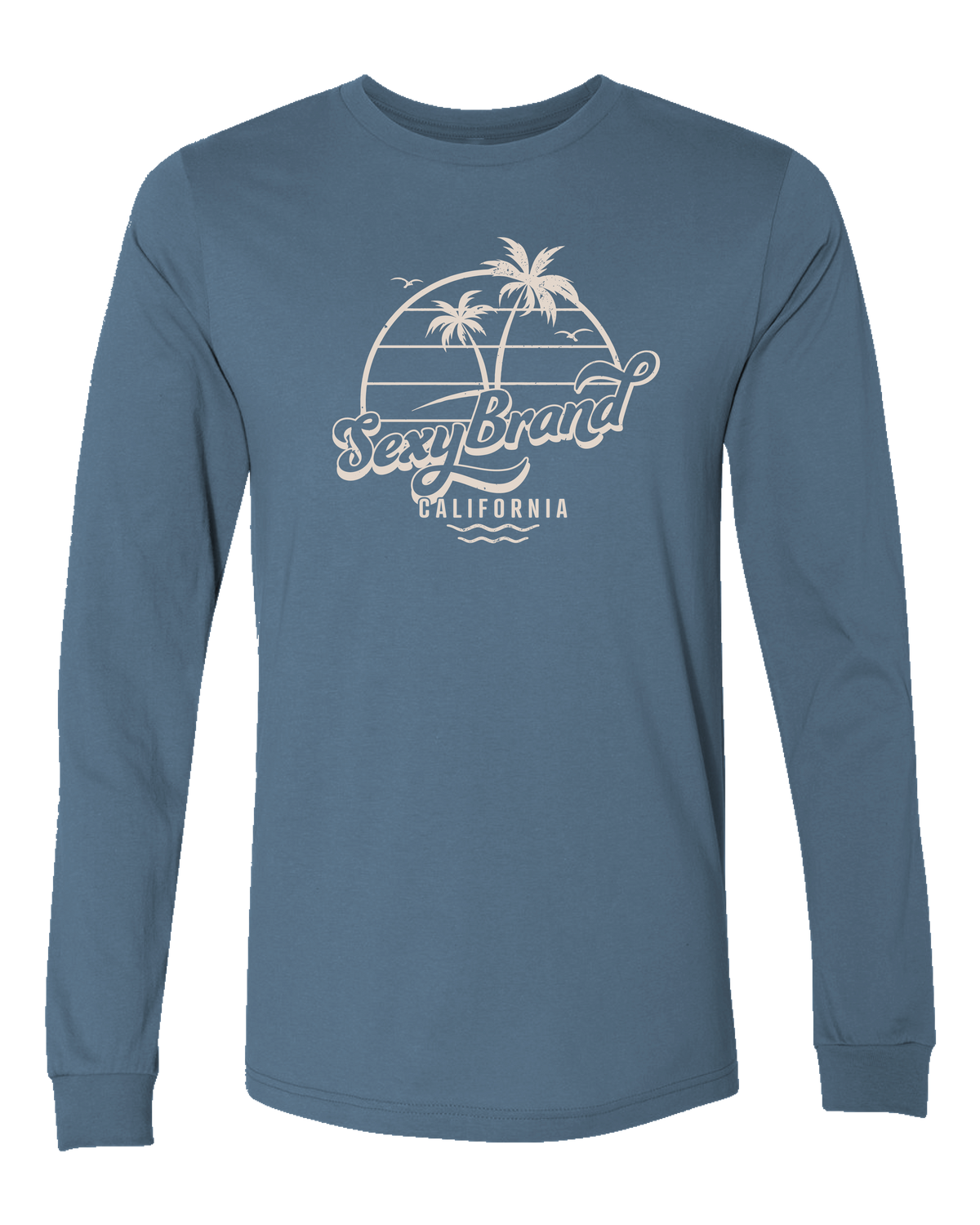 Men's Certified Organic California Beachy Vibes Long Sleeve