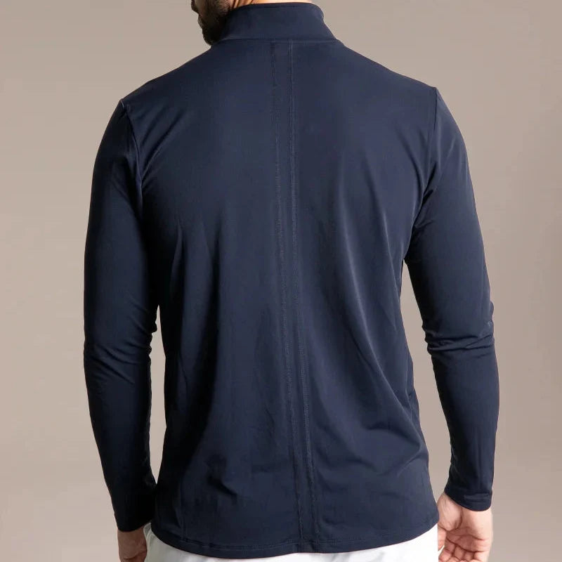 J.Pritchard Men's Regatta 1/4 Zip - Bainbridge Blue