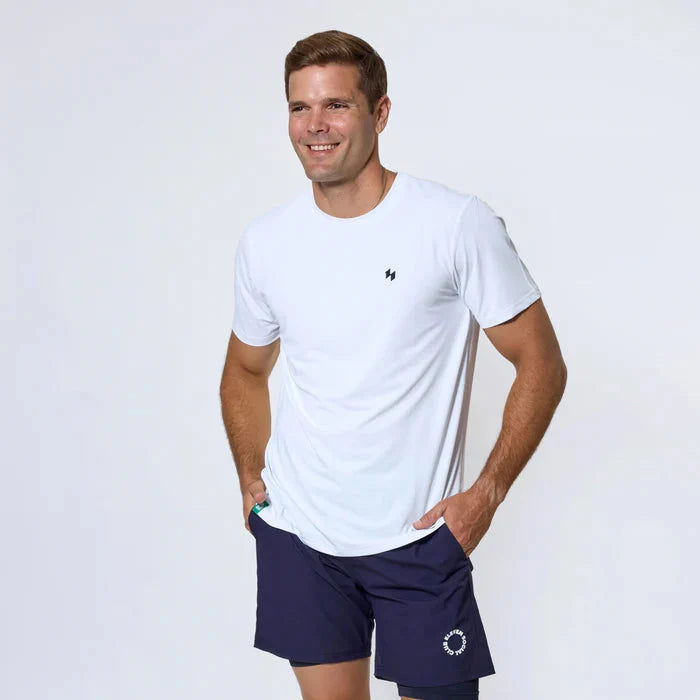 Eleven Social Club - The Ethan CoolPlay Pickleball Tee - Black/Blue/Green/White/Light Grey