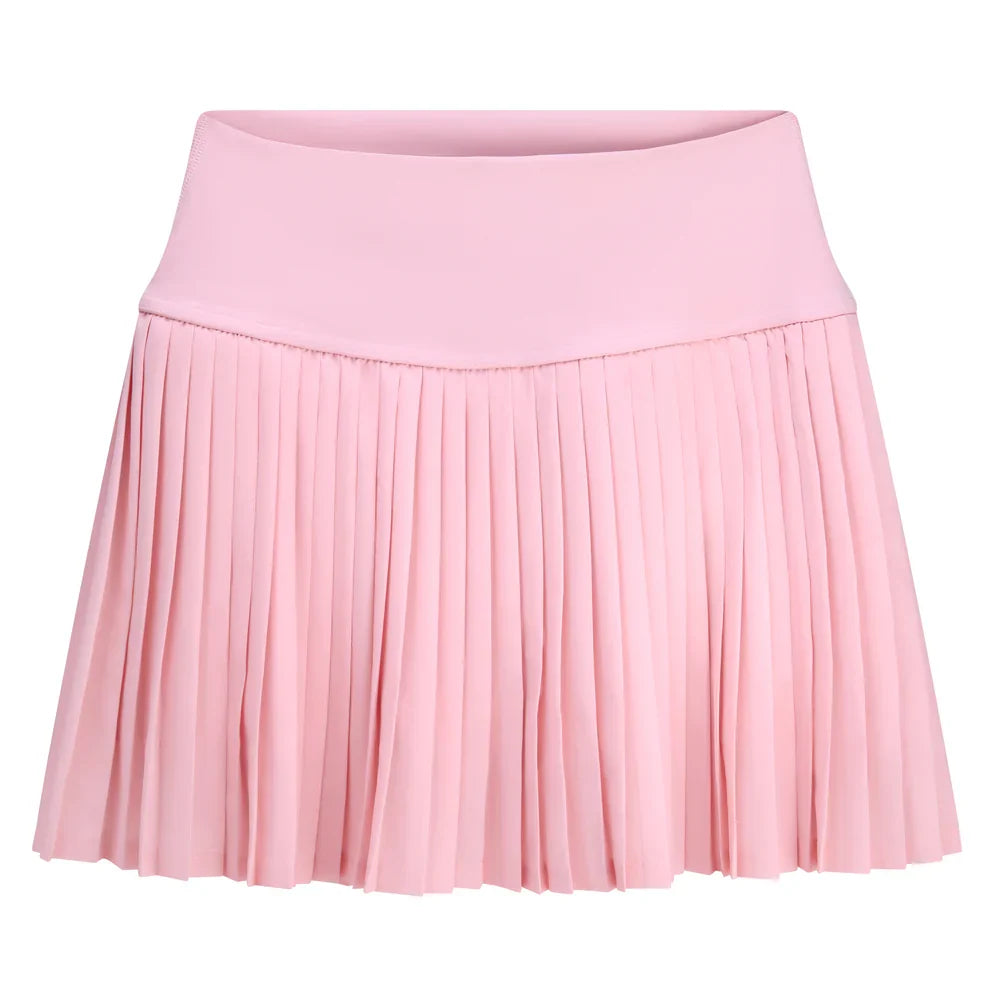 Eleven Social Club - The Avery Pickleball Skirt - Yellow/Soft Rose/White