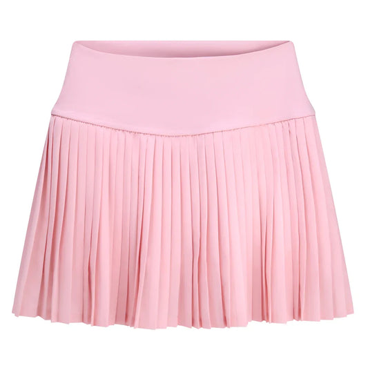 Eleven Social Club - The Avery Pickleball Skirt - Yellow/Soft Rose/White