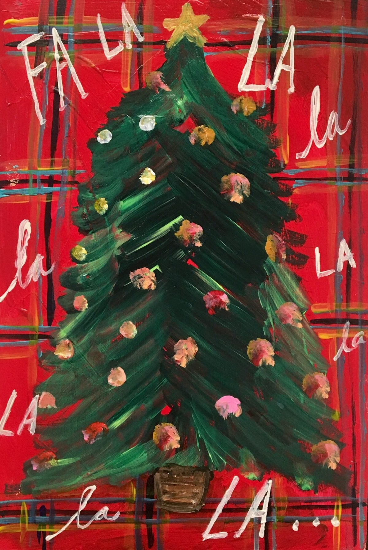 Fa La La Greeting Card