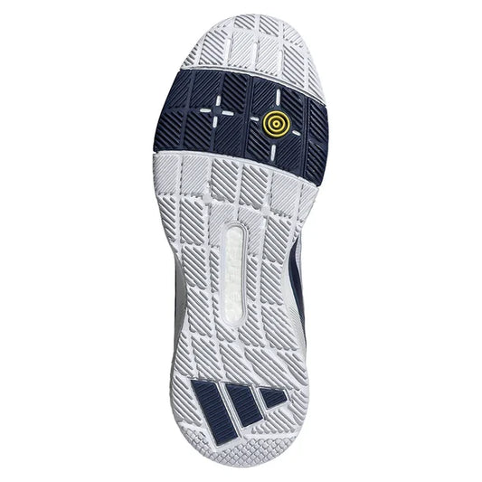 adidas Men's Crazyquick Boost Padel Shoes Core White/Dark Blue