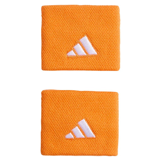 adidas Tennis Small Wristbands - Pure Orange and White