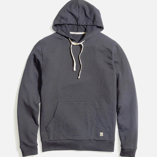 Marine Layer Men's Sunset Pullover Hoodie in Asphalt Grey