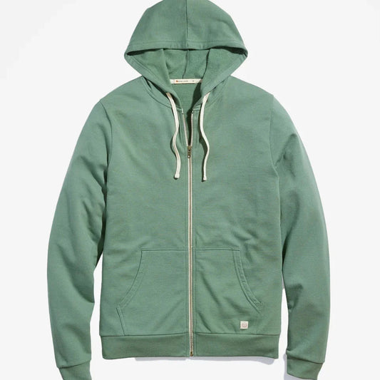 Marine Layer Men's Afternoon Hoodie in Sage Green