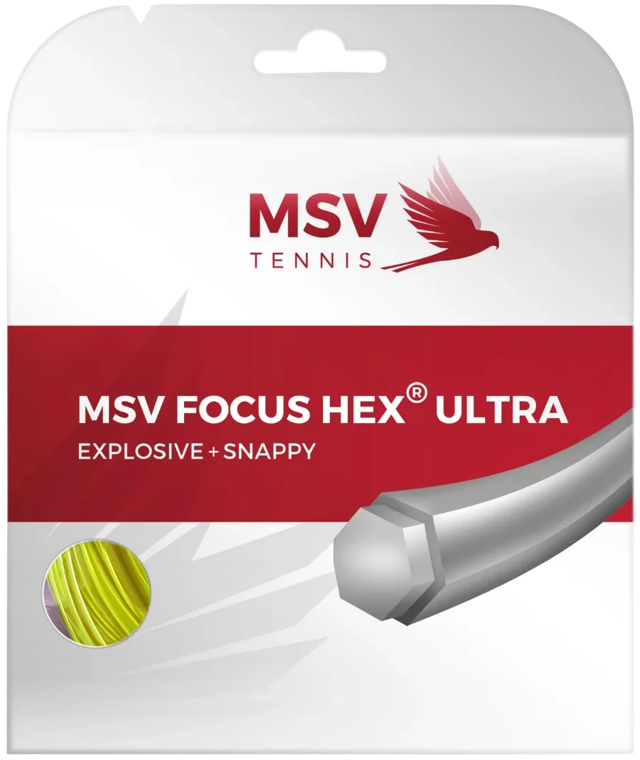MSV Focus Hex Ultra 16L/1.25 String Neon Yellow