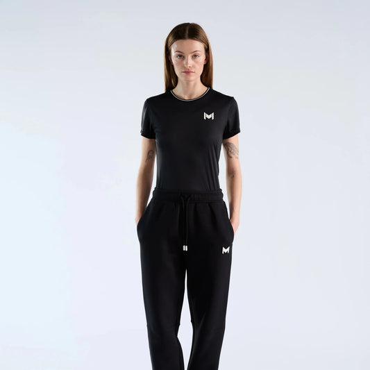 Mouratoglou Women's TECH T-SHIRT Black/Navy/White SALE