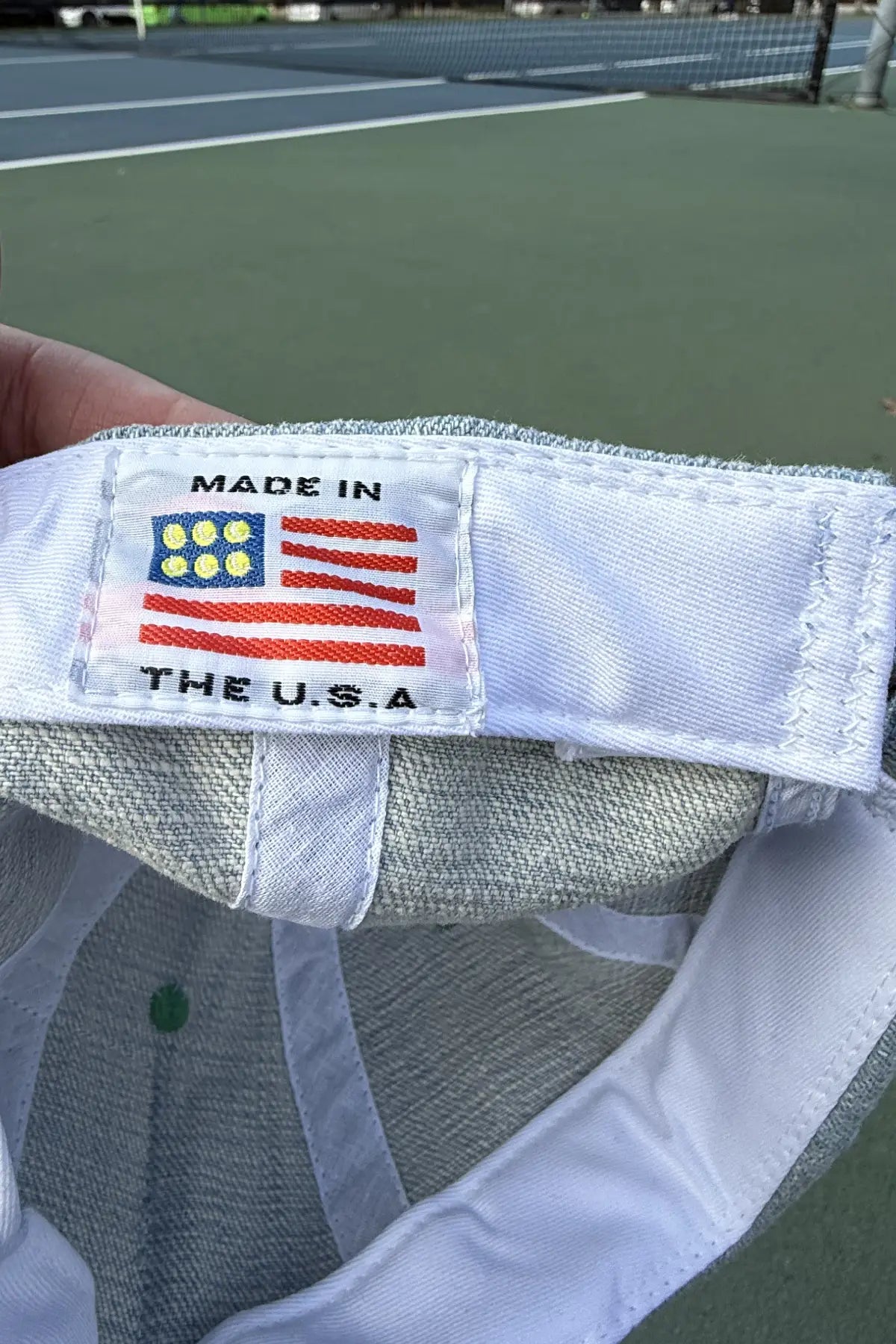 Play Tennis, Live Forever Denim-Fleece Hat