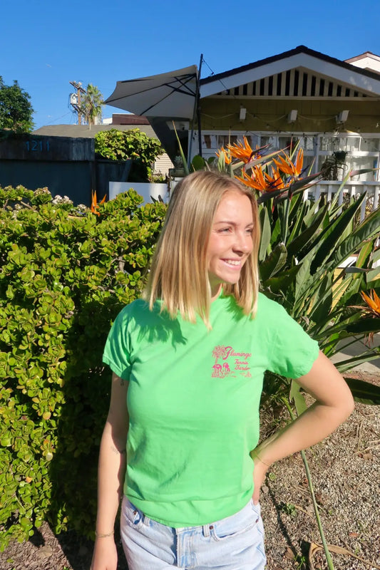 Flamingo Tennis Garden Tee