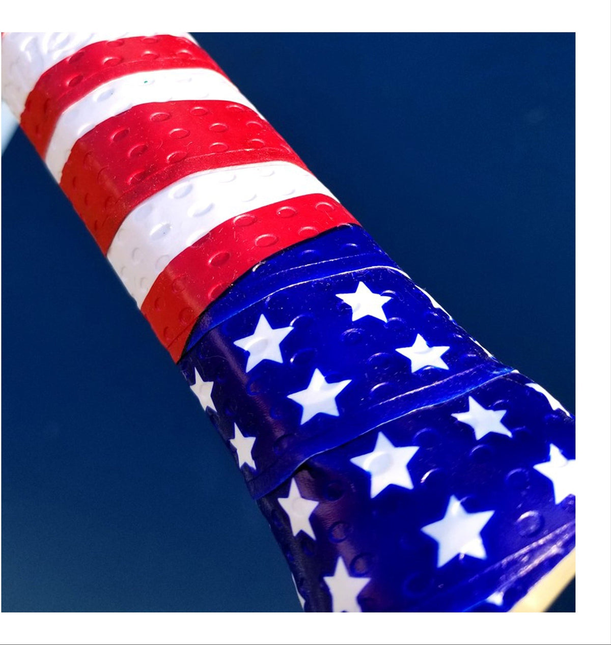 Pickleball Mega Wrap USA Flag Tacky Overgrip