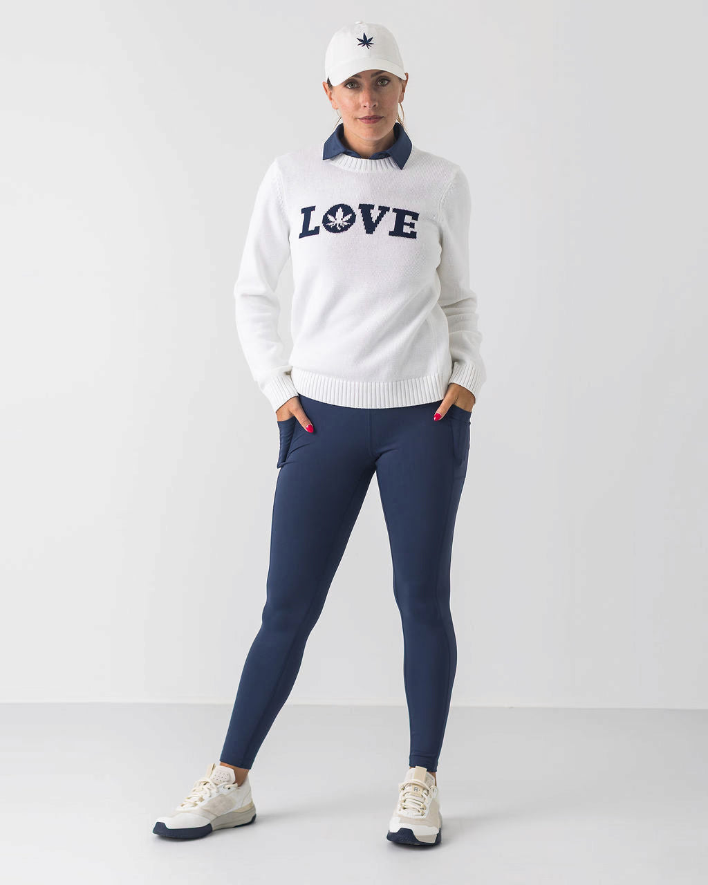 Boast Pocket Legging - Navy