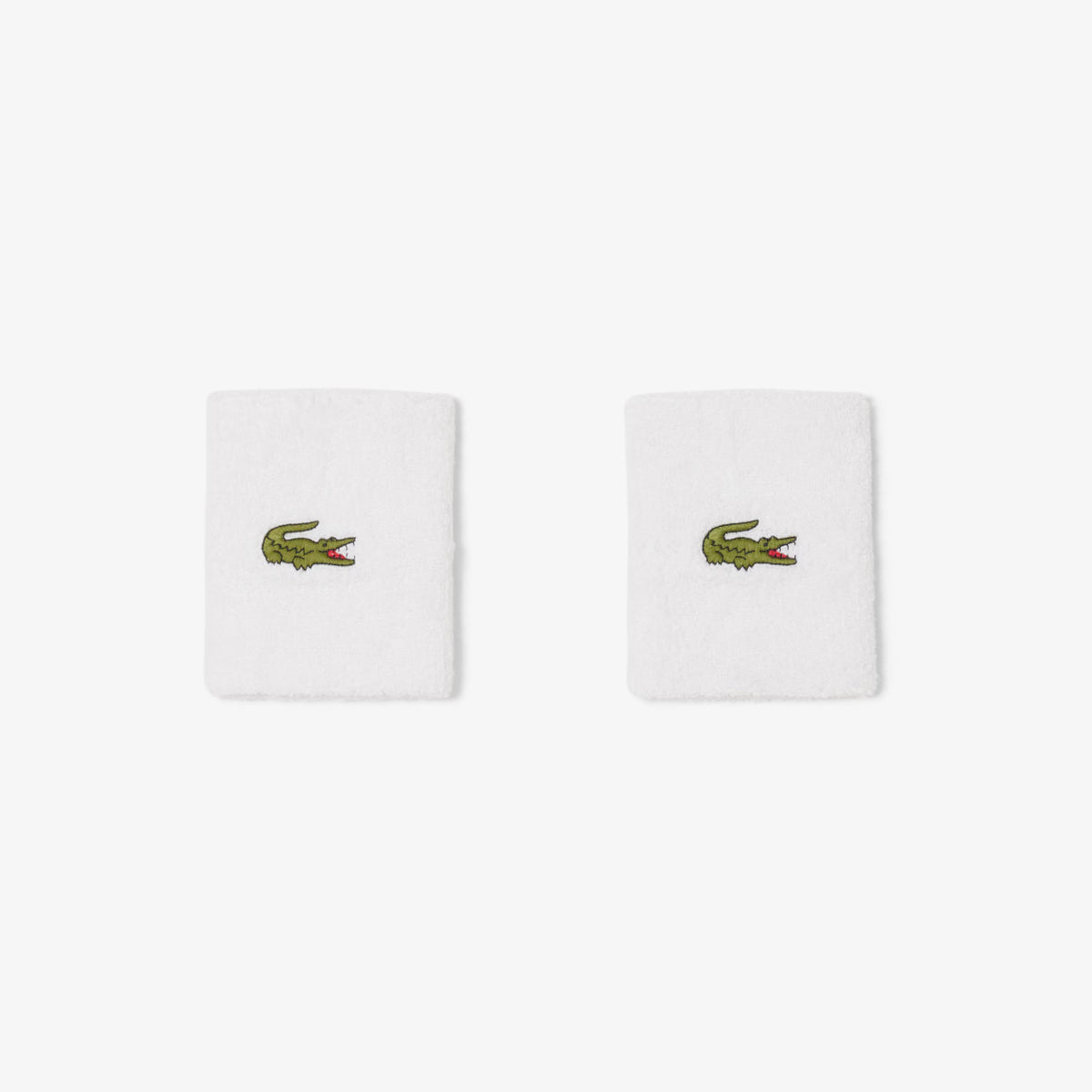 Lacoste Men's Stretch Jersey Wristbands White/Navy/Black