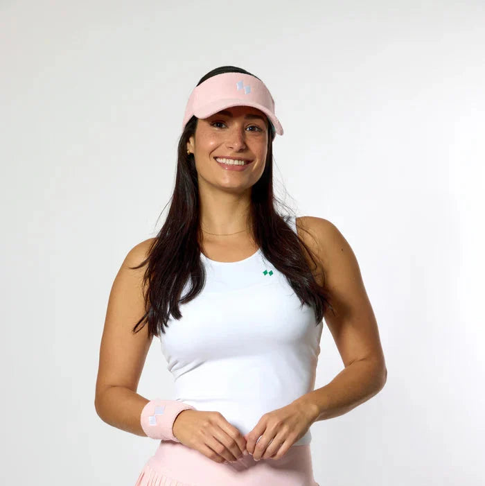 Eleven Social Club Towel Visor - Light Blue/Lime Green/Soft Rose/Soft Navy Blue/Black
