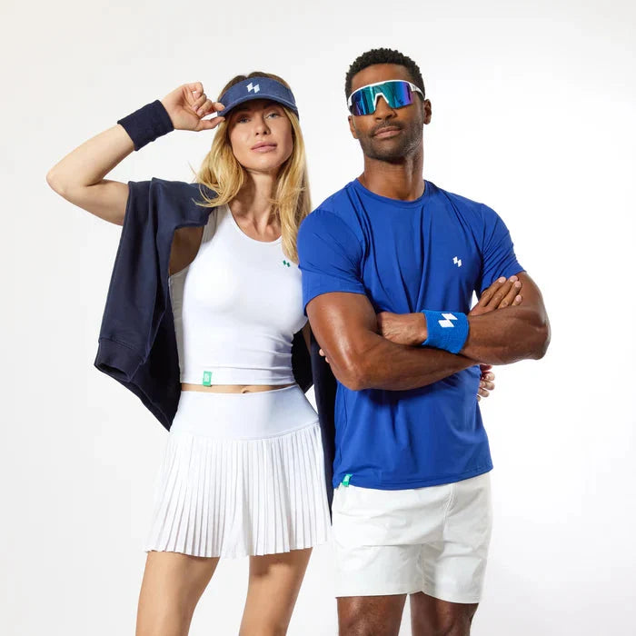 Eleven Social Club Towel Visor - Light Blue/Lime Green/Soft Rose/Soft Navy Blue/Black