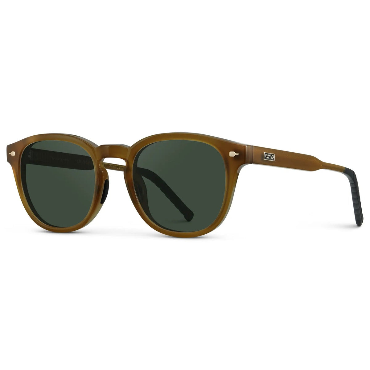 WMP Eyewear 'Scout' - WearMe Pro Men's Dune Brown/Smoke Green Lens